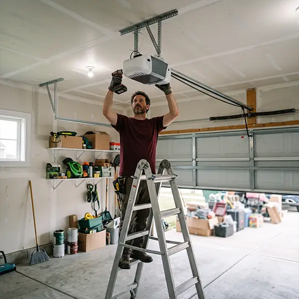 Garage door opener installation service